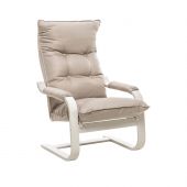 Кресло-трансформер Leset Оливер, Слоновая кость, Malmo 05, Ткань Рогожка