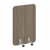 R-line Перегородка на металлических опорах, на роликах DP.R-80-120 Вяз/Серый металл 800*18*1200 R-line Перегородка на металлических опорах, на роликах DP.R-80-120 Вяз/Серый металл 800*18*1200