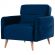 Кресло Finsoffa HYGGE Relax 1, раскл. тк. велюр Formula 788 т.синий