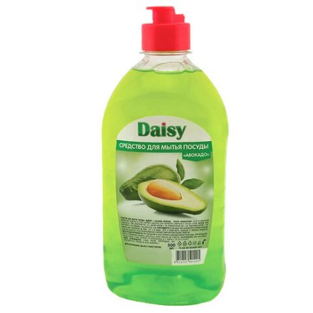 Средство для мытья посуды 500 мл, DAISY "Авокадо", флип-топ, МИНПРОМТОРГ