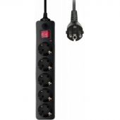 Сетевой фильтр Buro 500SH-3-B 3м (5 розеток) черный Сетевой фильтр Buro 500SH-3-B 3м (5 розеток) черный
