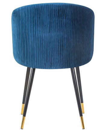 Стул обеденный DOBRIN MARY, синий велюр (1922-20)