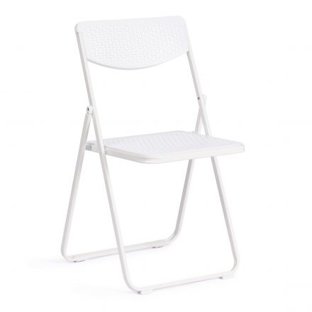 Стул складной FOLDER (mod. 3016) каркас: металл, сиденье/спинка: пластик, 48,5 х 48 х 82,5 см, white (белый)