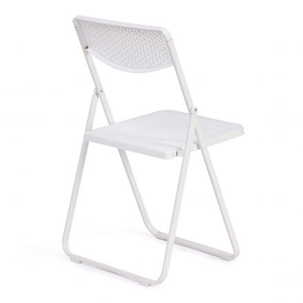 Стул складной FOLDER (mod. 3016) каркас: металл, сиденье/спинка: пластик, 48,5 х 48 х 82,5 см, white (белый)