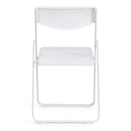 Стул складной FOLDER (mod. 3016) каркас: металл, сиденье/спинка: пластик, 48,5 х 48 х 82,5 см, white (белый)