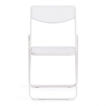 Стул складной FOLDER (mod. 3016) каркас: металл, сиденье/спинка: пластик, 48,5 х 48 х 82,5 см, white (белый)