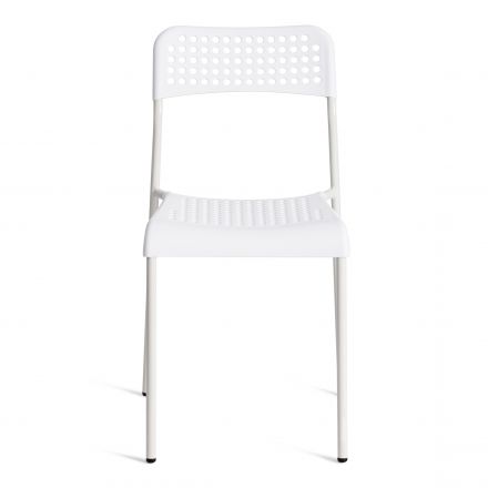 Стул ADDE (mod. C-049) металл/пластик, 39 х 49 х 78 см, White (белый)