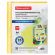 Папки-файлы перфорированные ЖЕЛТЫЕ А4 BRAUBERG, комплект 100 шт., гладкие, 35 мкм, 272678
