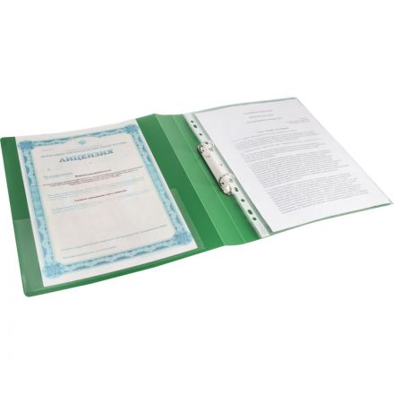 Папка на 2-х кольцах Attache 32 мм зеленая до 200 листов