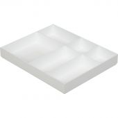 Лоток вложение в бокс или ящик стола 6 отделений белый