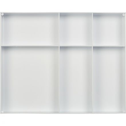 Лоток вложение в бокс или ящик стола 6 отделений белый Лоток вложение в бокс или ящик стола 6 отделений белый