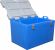 Контейнер 750х530х520 мм синий с крышкой
