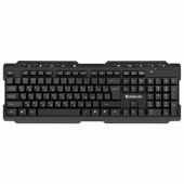 Клавиатура беспроводная DEFENDER Element HB-195 RU, USB, 114 клавиш, черная, 45195