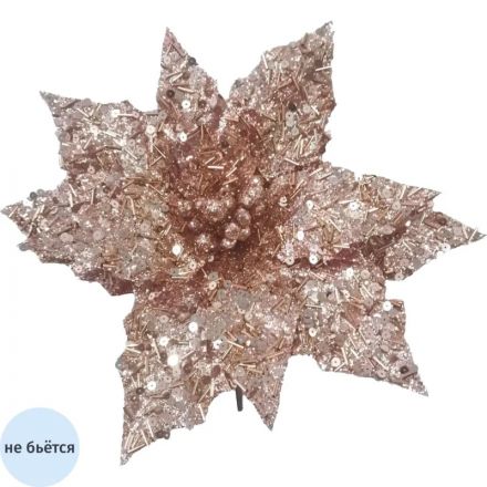 Игрушка на елку в виде цветка, из полиэстера, на клипсе /26х26х18см,92895