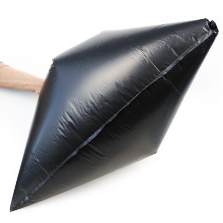 Мешки для мусора ПВД 120л 80мкм 10шт/рул черн 70x110 Элементари