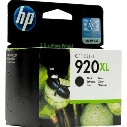 Картридж струйный HP 920XL CD975AE чер. пов.емк. для OJ 6000