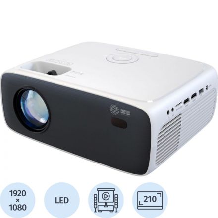 Проектор Cactus CS-PRM.07WT.Full HD LCD 3200Lm ANSI 1500:1 3xHDMI 1