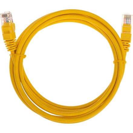 Патч-корд REXANT (02-0105-2) U/UTP, CAT 5e, 26AWG, LSZH, желтый, 2м