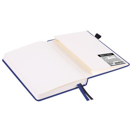 Ежедневник недатированный А5 138x213 мм, BRAUBERG "Velvet", резинка, держатель, 160 л., синий, 116243 Ежедневник недатированный А5 138x213 мм, BRAUBERG "Velvet", резинка, держатель, 160 л., синий, 116243