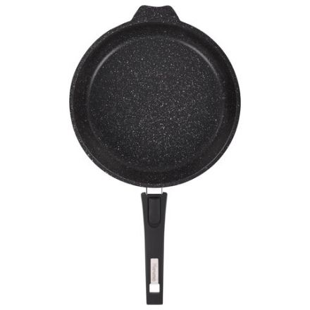 Сковорода 26 см, съемная soft-touch ручка, крышка, антипригарное покрытие, МЕЧТА "Гранит Black", с026802 Сковорода 26 см, съемная soft-touch ручка, крышка, антипригарное покрытие, МЕЧТА "Гранит Black", с026802