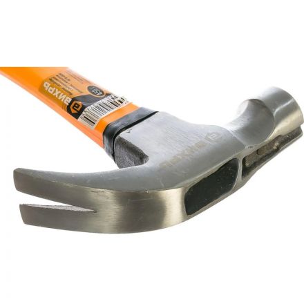 Молоток - гвоздодер,450гр,фиберглассовая двухком.ручк,с магн.Вихрь 73/6/8/8