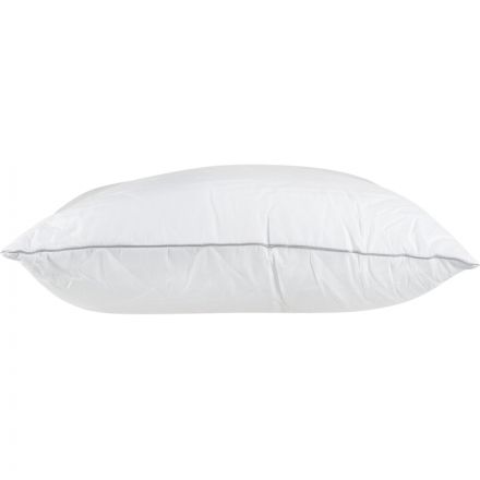Подушка 70х70 стег.съем.чехол на мол.,кант,850г(холлофайбер/микрофибра),бел