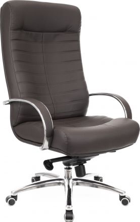 Кресло Everprof Orion AL M Кожа Коричневый Кресло Everprof Orion AL M Кожа Коричневый