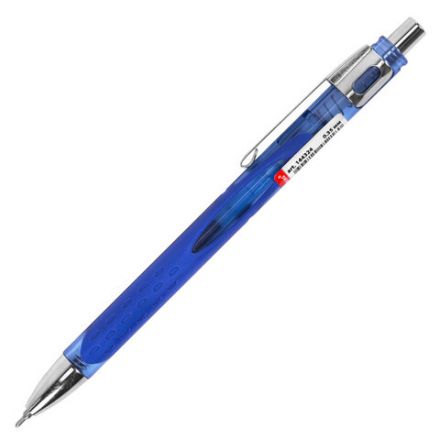 Ручка шариковая автоматическая с грипом BRAUBERG "STYLE RT", СИНЯЯ, игольчатый наконечник 0,7 мм, линия письма 0,35 мм, 144324