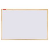 Доска магнитно-маркерная 60х90 см, деревянная рамка, BRAUBERG "Wood", 238796