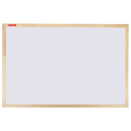 Доска магнитно-маркерная 60х90 см, деревянная рамка, BRAUBERG "Wood", 238796