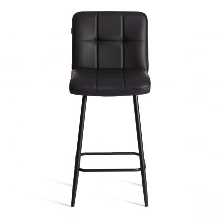 Полубарный стул  Medeo/Медео экокожа , черный, 42х56х102 см