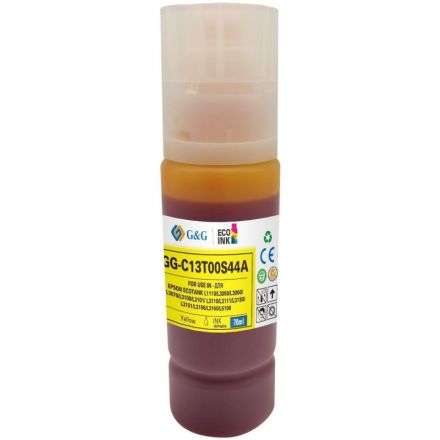 Тонер (чернила) G&G GG-C13T00S44A желтый 70мл для L1110, L3151