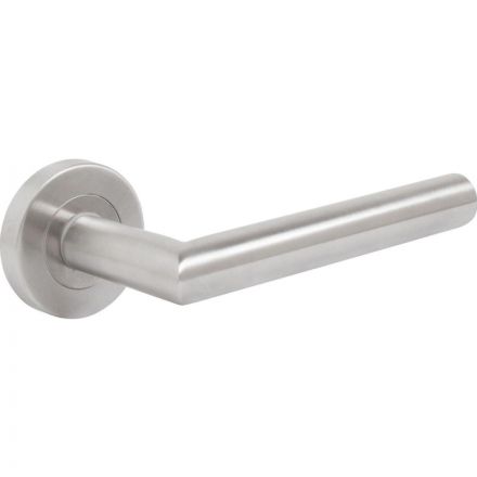 Ручка УЗК_д/межкомн.дв. Стандарт 0201 SS INOX(35-70) хром, комплект