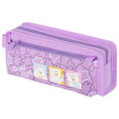 Пенал ЮНЛАНДИЯ ЮНИОР, 2 отделения, с ручкой, полиэстер, "Bears", 21х8х6 см, 273815 Пенал ЮНЛАНДИЯ ЮНИОР, 2 отделения, с ручкой, полиэстер, "Bears", 21х8х6 см, 273815
