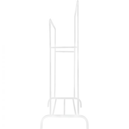 Вешалка LS_гардеробная двойная напольная W-02, белая