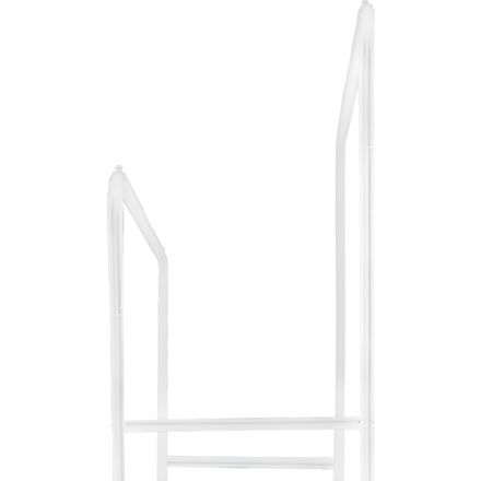 Вешалка LS_гардеробная двойная напольная W-02, белая