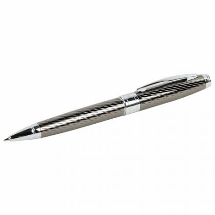 Ручка подарочная шариковая GALANT "Gotter", корпус оружейный металл, детали серебро, узел 0,7 мм, линия письма 0,5 мм, синяя, 144176