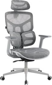 Эргономичное кресло Everprof Alfa Grey Сетка Серый