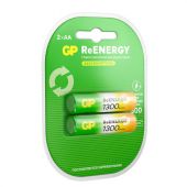 Батарейки аккумуляторные GP ReEnergy Ni-Mh пальчиковые КОМПЛЕКТ 2 шт., AA (HR6), 1300 mAh, 130AAHCRGY, 130AAHCRGY-2CRC Батарейки аккумуляторные GP ReEnergy Ni-Mh пальчиковые КОМПЛЕКТ 2 шт., AA (HR6), 1300 mAh, 130AAHCRGY, 130AAHCRGY-2CRC