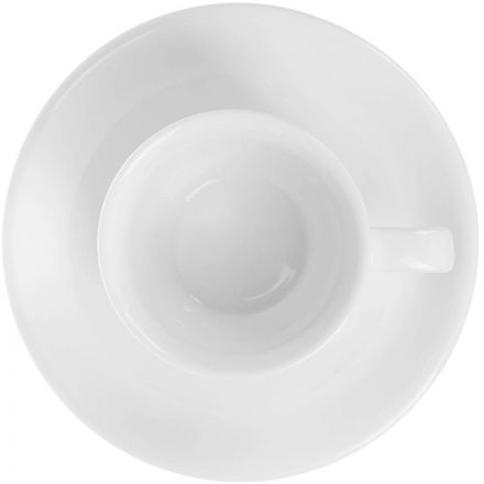 Кофейная пара Chan Wave Classic, фарфор, белая, 85мл, фк0185 Кофейная пара Chan Wave Classic, фарфор, белая, 85мл, фк0185