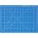 Коврик для резки TOPFORT 5ти-слойный А4 (30х22см),2х-сторонний,синий