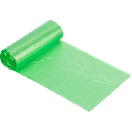 Мешки для мусора ПНД 30л 10мкм 30 шт/рул зеленые 50x60см Luscan Bio Мешки для мусора ПНД 30л 10мкм 30 шт/рул зеленые 50x60см Luscan Bio