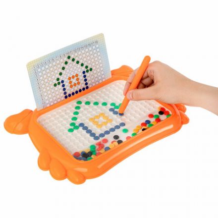 Мозаика магнитная развивающая для детей "Краб", стилус, 101 магнит, 10 карточек, BAMBOX (БАМБОКС), 665889 Мозаика магнитная развивающая для детей "Краб", стилус, 101 магнит, 10 карточек, BAMBOX (БАМБОКС), 665889