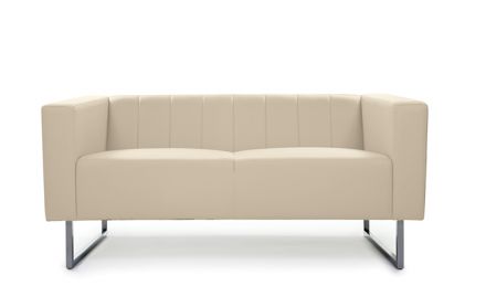 Диван двухместный Chairman ВЕНТА 1440х750х670  к/з Euroline 9100