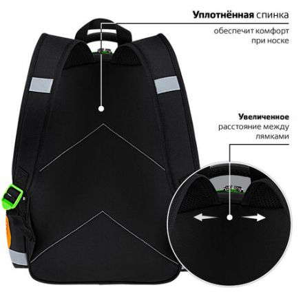 Рюкзак ПИФАГОР SCHOOL, 1 отделение, 3 кармана, "Dive into drive", 38x28х14 см, 272076 Рюкзак ПИФАГОР SCHOOL, 1 отделение, 3 кармана, "Dive into drive", 38x28х14 см, 272076