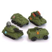 Военные машины игрушечные в наборе, пластиковые, 4 шт., 7x14x30 см, НОРДПЛАСТ, 349/1 Военные машины игрушечные в наборе, пластиковые, 4 шт., 7x14x30 см, НОРДПЛАСТ, 349/1