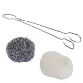 Ершик металлический 32 см кухонный для мытья бутылок и термосов, ДВЕ ГУБКИ в комплекте, LAIMA (ЛАЙМА), 700066 Ершик металлический 32 см кухонный для мытья бутылок и термосов, ДВЕ ГУБКИ в комплекте, LAIMA (ЛАЙМА), 700066