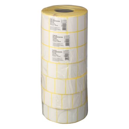 Термоэтикетки ЭКО, 30х20 мм, 2000 этикеток в ролике, 122067