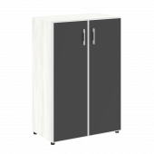 Yalta Шкаф LT.ST-2.4 R black Снежная патина/Стекло black 800*450*1195