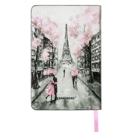 Блокнот МАЛЫЙ ФОРМАТ (100х150 мм) А6, BRAUBERG VISTA "Paris", под кожу, гибкий, 80 л., 112090 Блокнот МАЛЫЙ ФОРМАТ (100х150 мм) А6, BRAUBERG VISTA "Paris", под кожу, гибкий, 80 л., 112090